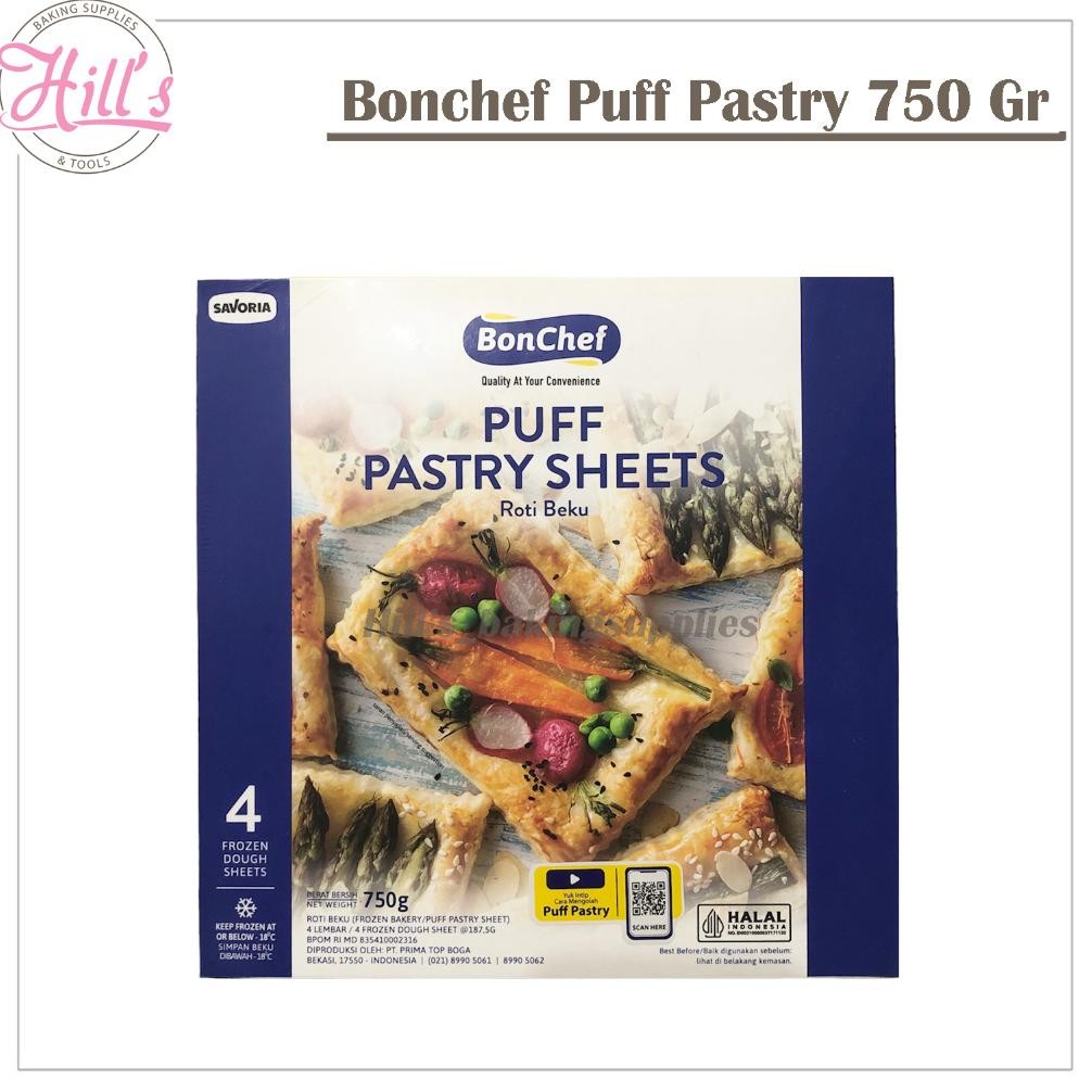 

BONCHEF PUFF PASTRY SHEET 750 GR / KULIT PASTRY / LEMBARAN ADONAN PASTRY 750GR aSt