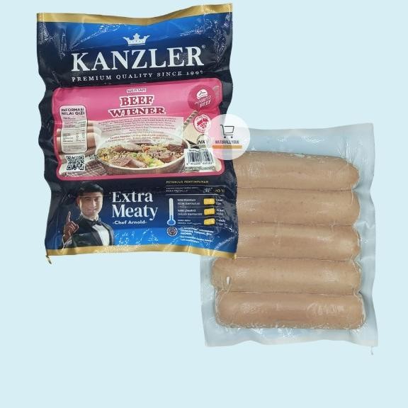 

Kanzler Sosis Beef Wiener 360gram (Sosis Sapi) aSt