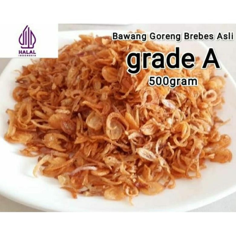 

Bawang Goreng Brebes Super Grade A Murni 500gram aSt