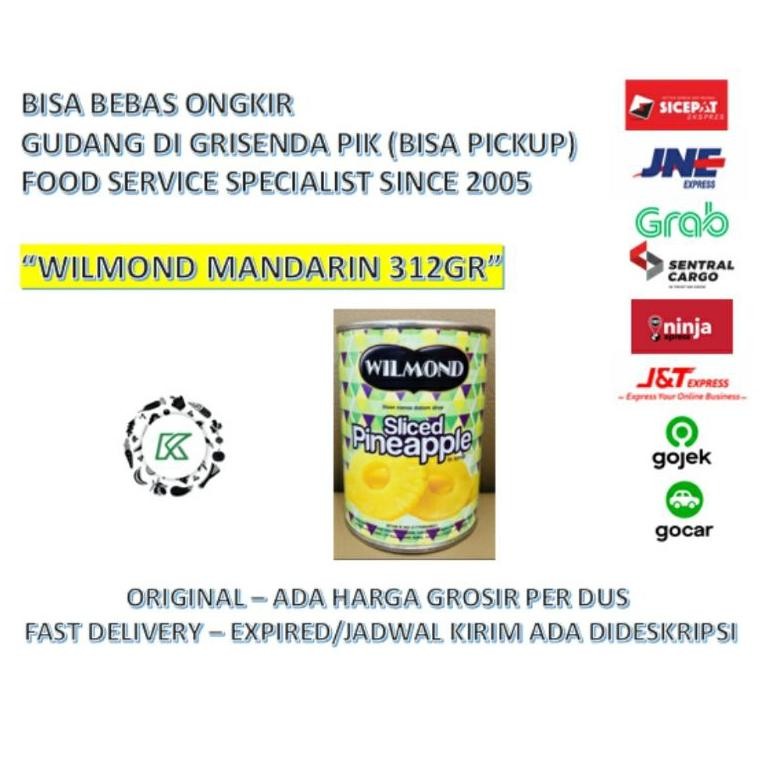 

Nanas Kaleng Wilmond Sliced Pinneapple 565gr aSt