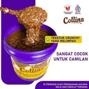 

Collins Choco Chruncy 350gr / 1kg - KEMASAN TOPLES aSt