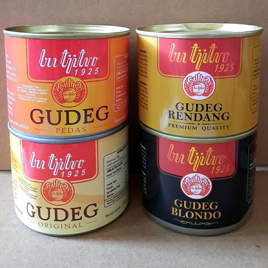 

Gudeg Kaleng Bu Tjitro All Varian Harga Murah Meriah (Kaleng Penyok Sedikit) aSt