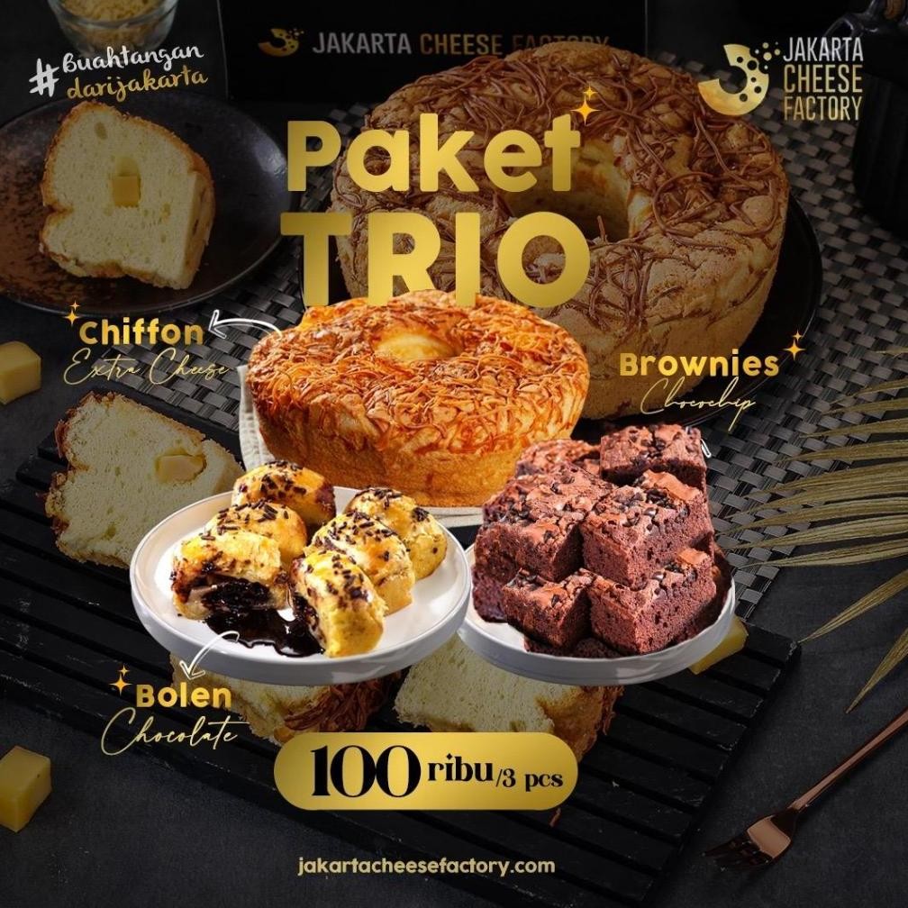 

Paket TRIO Jakarta Cheese Factory aSt
