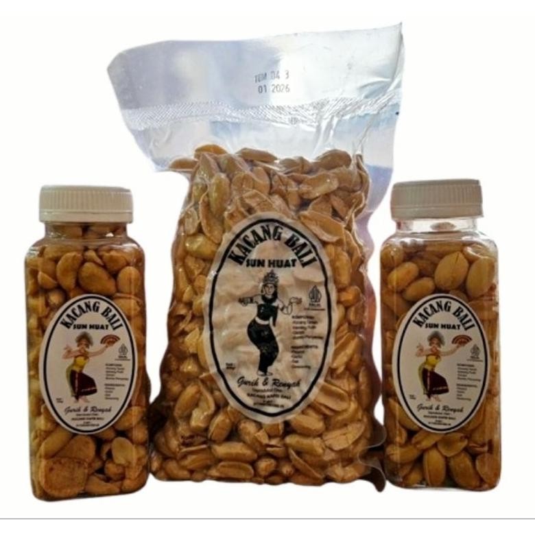 

Kacang Bali Sun Huat Kacang Kapri Bali Asli Bali Tari Bali Spesial Manis Gurih P-IRT Halal aSt