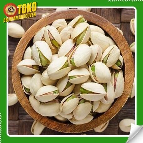 

KACANG FUSTUK 1kg Pistachio Premium Salted Rasa Gurih Renyah Oleh Oleh Haji Umroh Kaya Gizi MPASI aSt