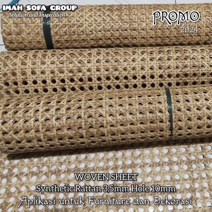 Anyaman Rotan Sintetis Lembaran Promo