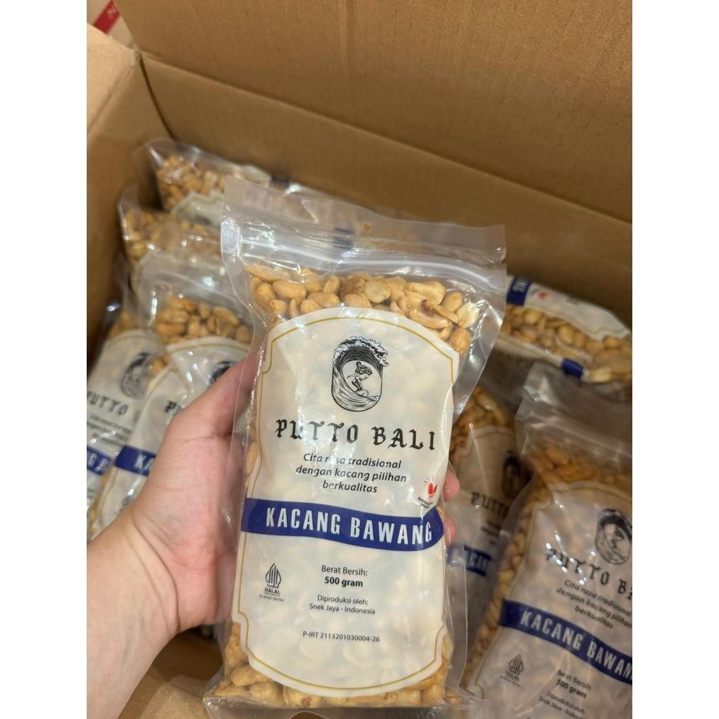 

500GR KACANG KAPRI BAWANG PUTTO BALI / KACANG BAWANG BALI ASIN GURIH aSt