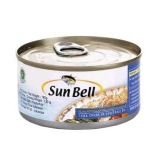 

SUN BELL TUNA CHUNK IN VEGETABLE OIL 185 GRAM - IKAN KEMASAN KALENG SUNBELL aSt