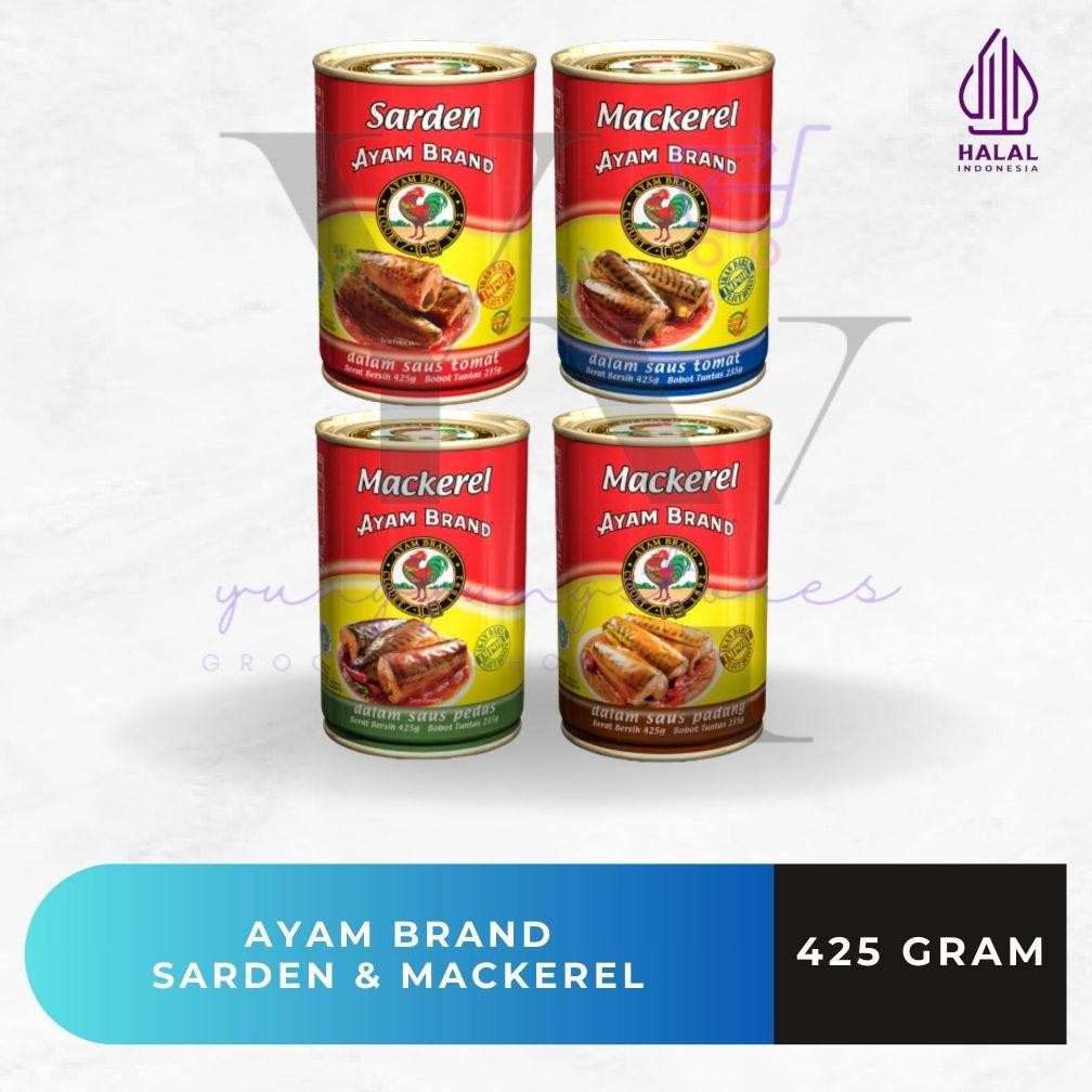

Ayam Brand Sarden / Mackerel Tomat / Pedas / Padang 425 Gram aSt