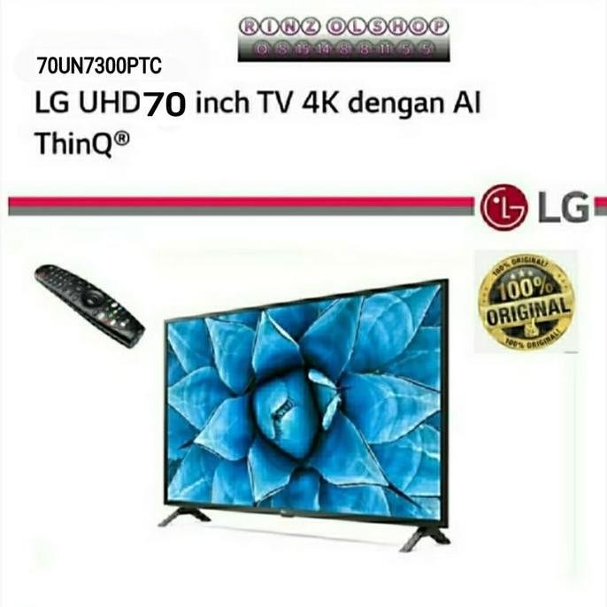 BEBAS ONGKIR - LED TV LG 70UN7300 SMART TV UHD 4K MAGIC REMOTE 70UN7300PTC NEW 2020
