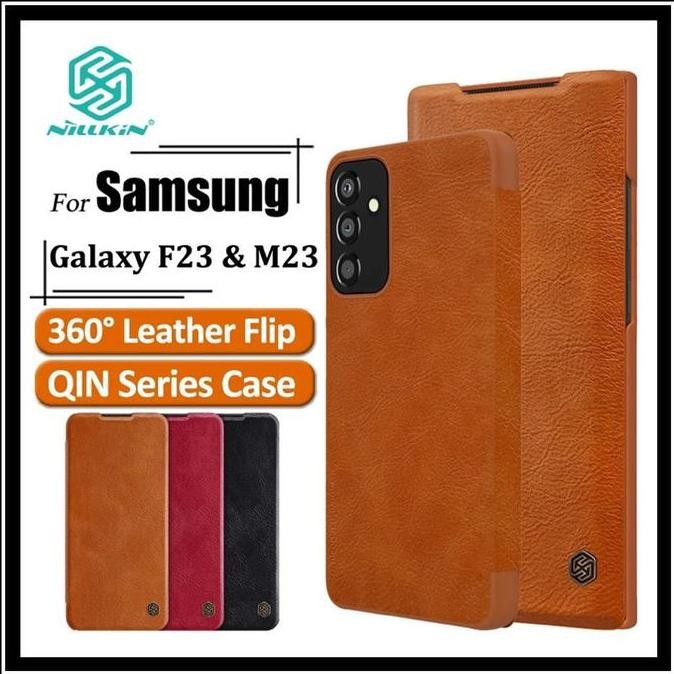 SAMSUNG GALAXY M23 / F23 5G NILLKIN QIN HARD CASE FLIP COVER ORIGINAL