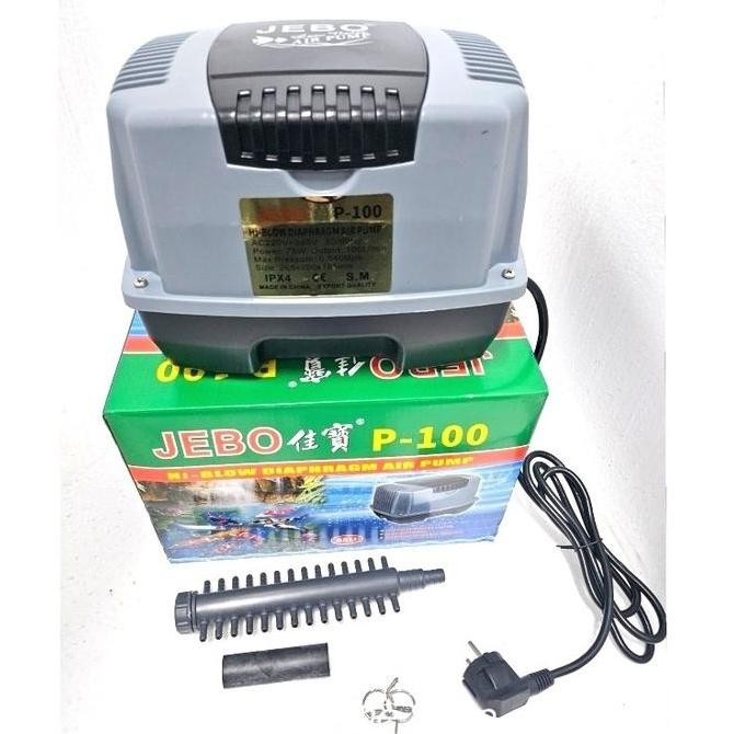 Jebo Hi - Blow P -100 ( Pompa Udara Untuk Aquarium & Kolam )