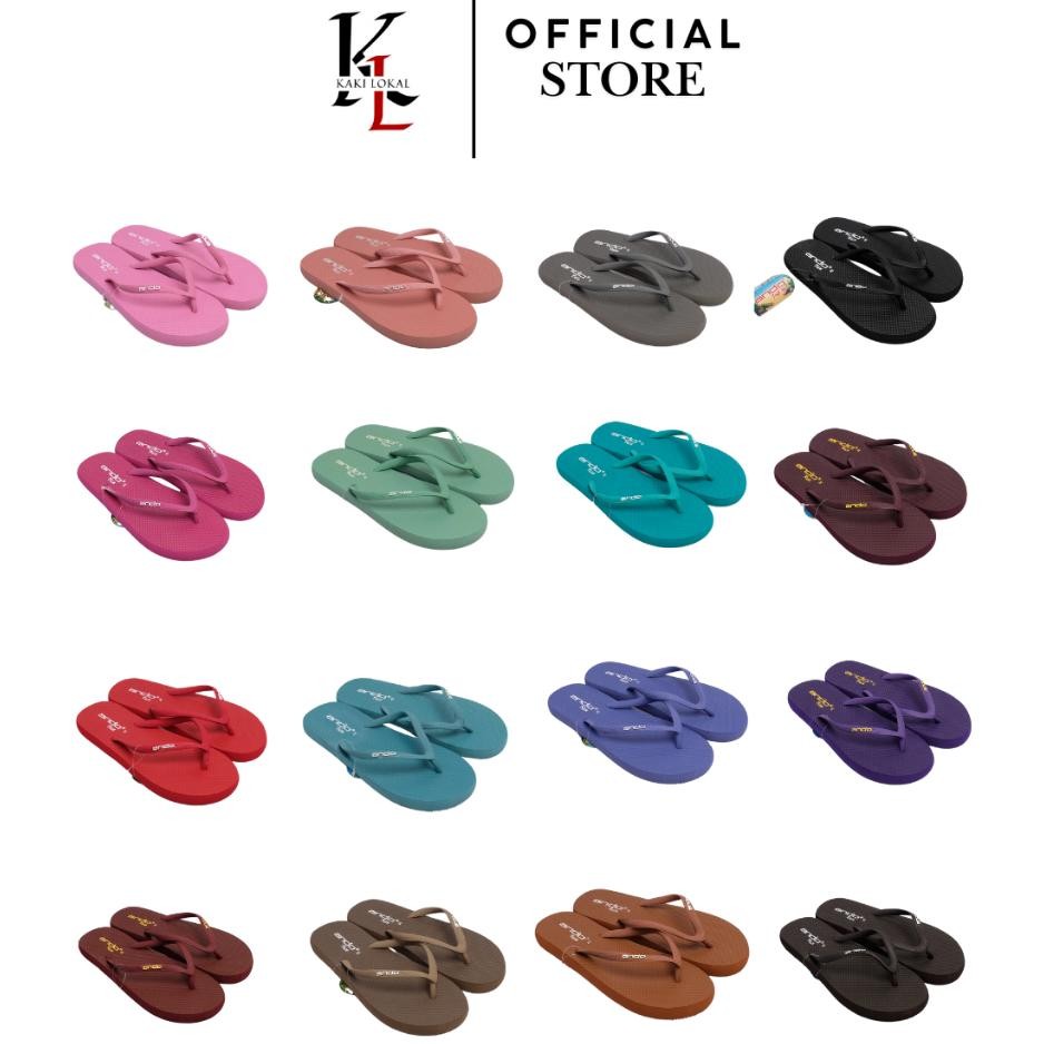 Ando Nice Sandal Jepit Wanita Ando Sandal Jepit Flat Karet Santai Rumah Kostan Ando