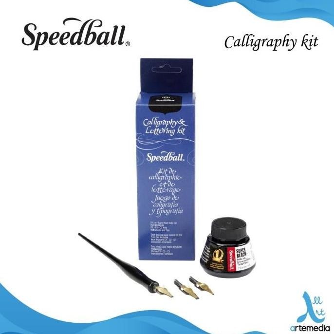 

TERBARU - Speedball Calligraphy Lettering Kit Set Pulpen Kaligrafi dan Tinta