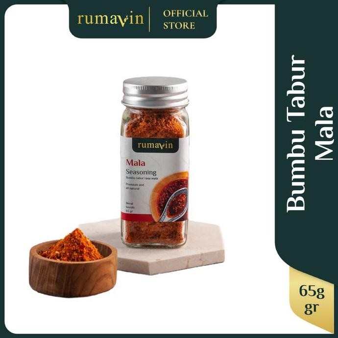 

DISKON! RUMAVIN BUMBU TABUR PREMIUM RASA MALA BOTOL 65GR TABURAN SNACK PEDAS SICHUAN