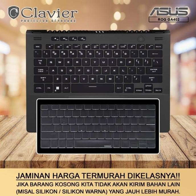 New Keyboard Protector Asus ROG Zephyrus G14 GA402 Series | Cover Silikon Transparan