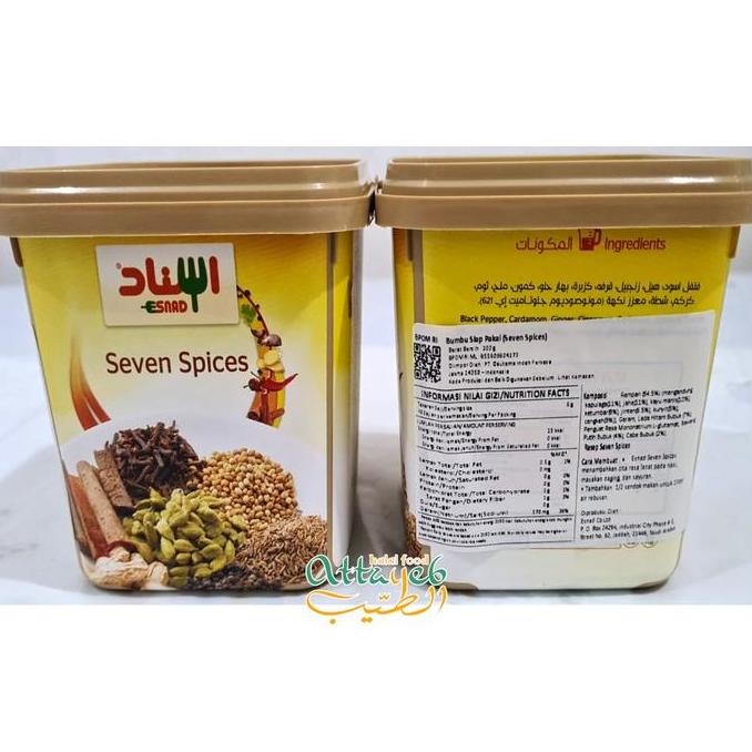 

DISKON! BUMBU NASI TUJUH RASA ARAB ESNAD SEVEN SPICES 200GR ORI HALAL