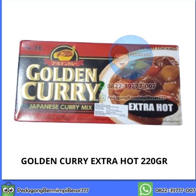 

DISKON! S&B GOLDEN CURRY EXTRA HOT 220GR - KARI JEPANG BLOK EXTRA PEDAS