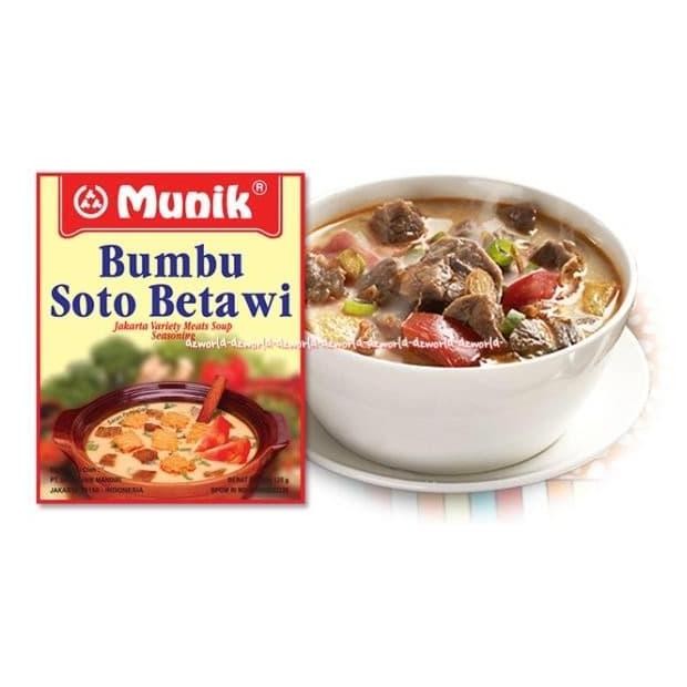 

DISKON! MUNIK BUMBU SOTO BETAWI 125GR - SOUP SEASONING INSTAN KHAS JAKARTA