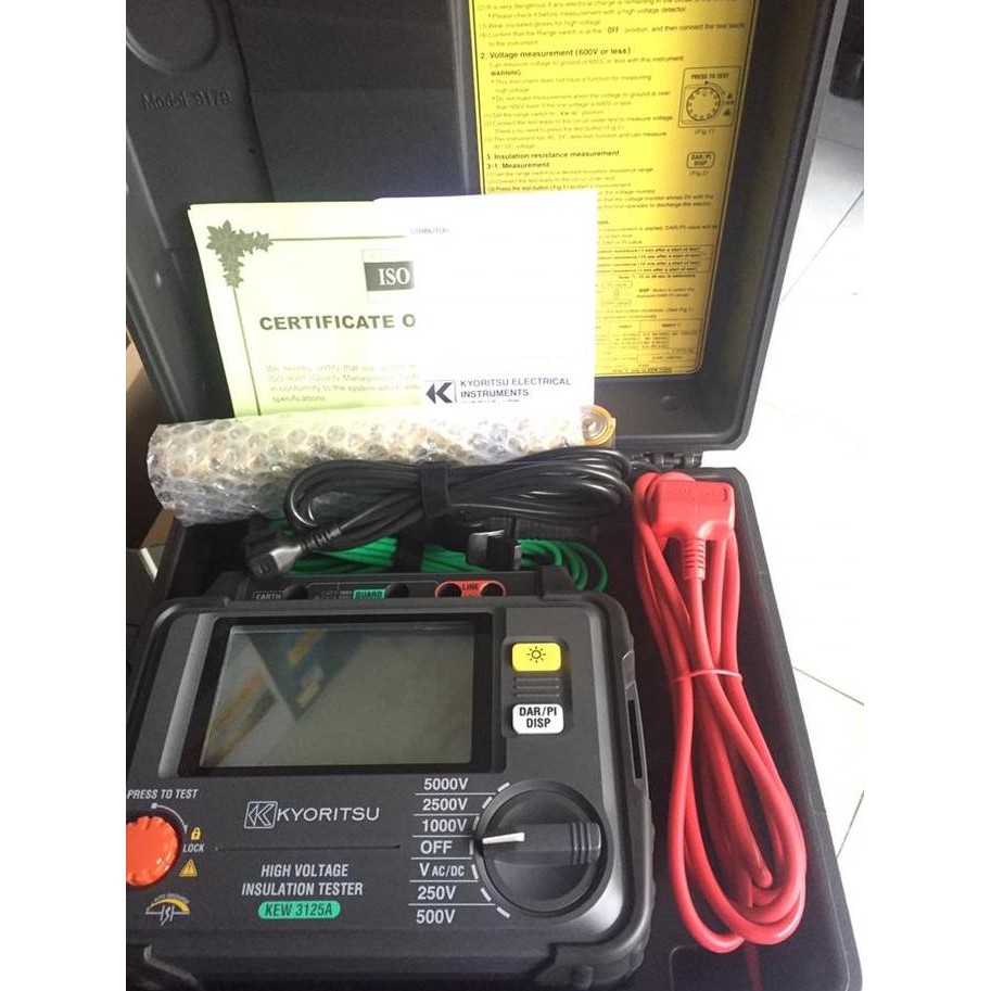 Kyoritsu Kew 3125A Insulation