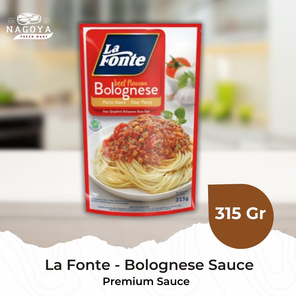 

La Fonte Saus Bolognese - 315 GR | Saus Pasta | Spaghetti | Makaroni