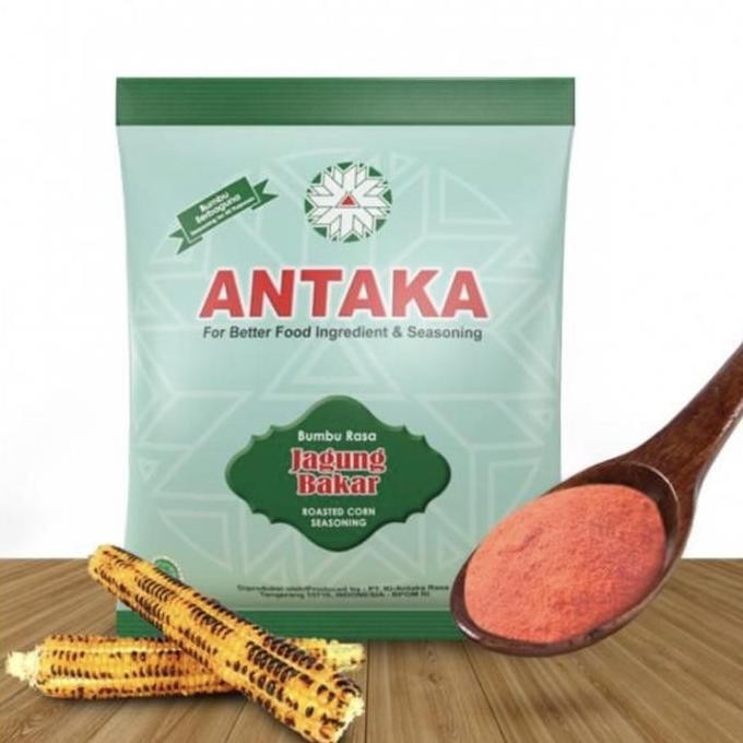 

DISKON! BUMBU ANTAKA JAGUNG BAKAR 1 RENCENG ISI 10 X 100G SNACK SEASONING