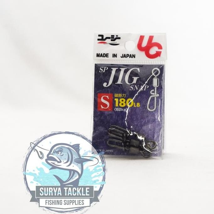 ug sp jig snap s 180lb 82kg kuat anti karat aksesoris pancing laut stok terbatas