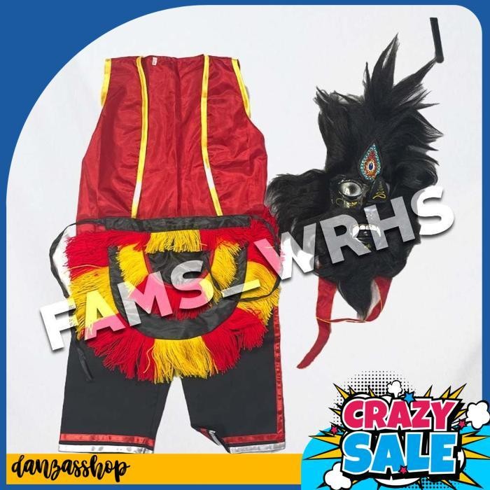 Baju Setelan Ganongan Anak Dewasa Celana Rompi Ganongan Dan Jaranan Budaya