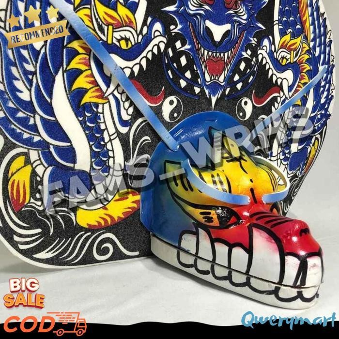 Barongan Anak Ukuran Sedang Spons Dragon Barongan Spons Barongan Biru Barongan Murah Jawa Timur