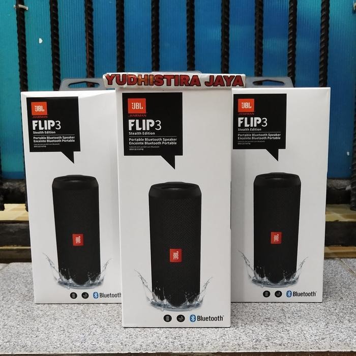 JBL Flip 3 (Resmi IMS) SplashProof Portable Bluetooth SpeakerPhone ORI Berkualitas Terbaru