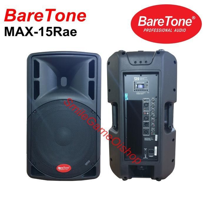 BARETONE MAX-15RAE 15 INCH  ACTIVE SPEAKER BLUETOOTH Berkualitas Terbaru