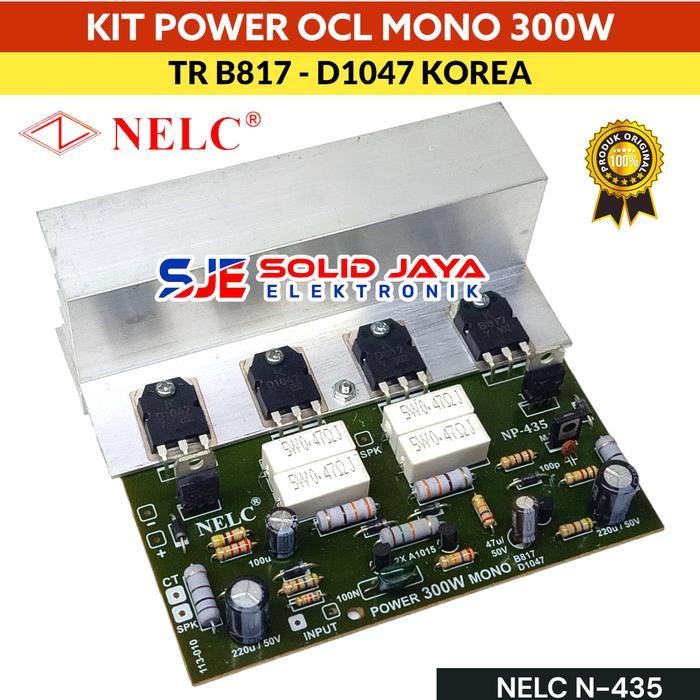 KIT POWER MONO 300 WATT KIT AMPLIFIER AUDIO OCL 300W TR B817 D1047 ASLI KIT OCL 300W POWER AMPLIFIER