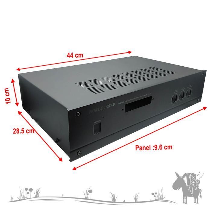 BOX HR3 HR 3 HR-3 MP3 POWER AMPLIFIER AUDIO CASING AMPLIFIER BELL