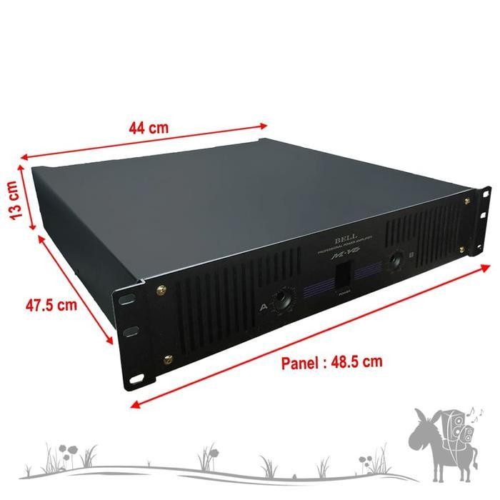 BOX POWER 2U AMPLIFIER BELL MV6