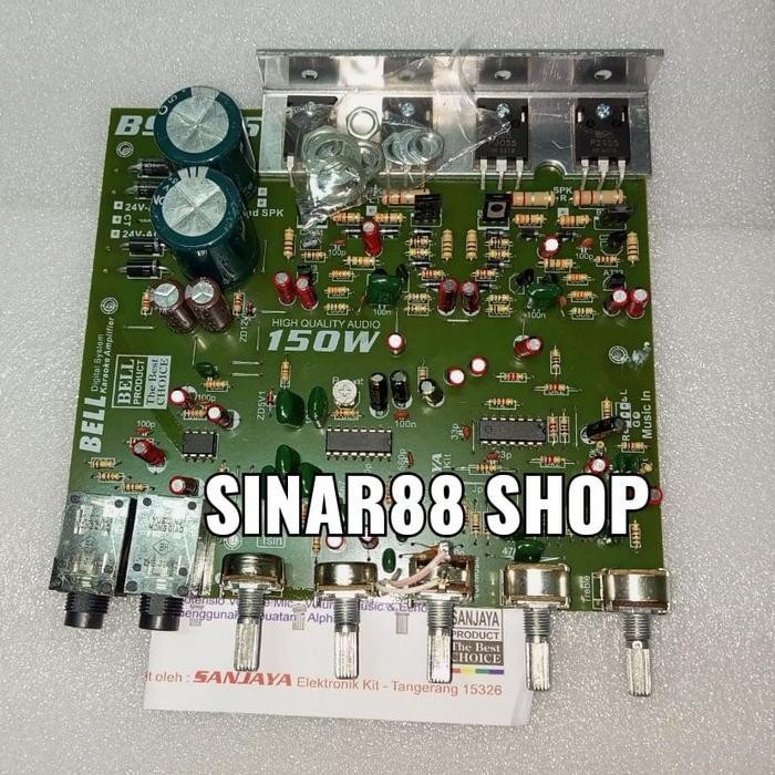 KIT AMPLIFIER ACTIVE SPEAKER STEREO BSX A5 BELL BGR 200W 300W