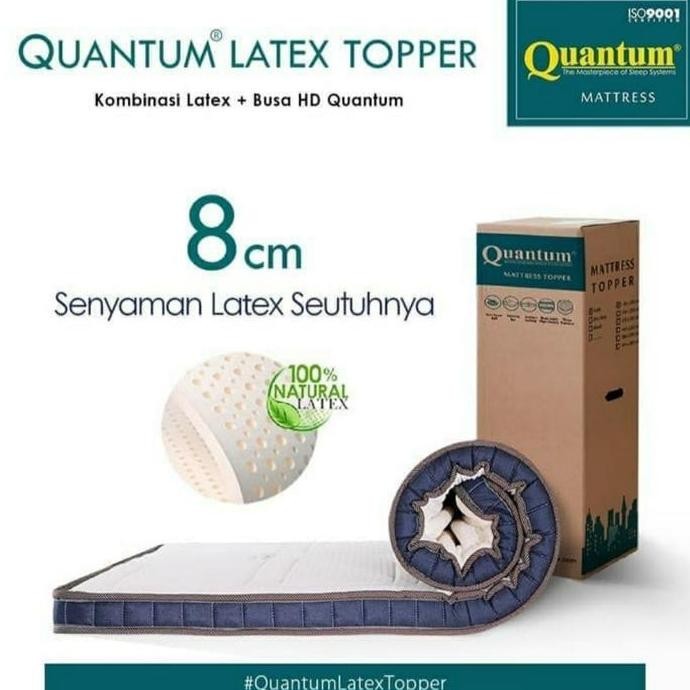 Quantum Topper Latex 8Cm Pelapis Kasur Uk.120X200