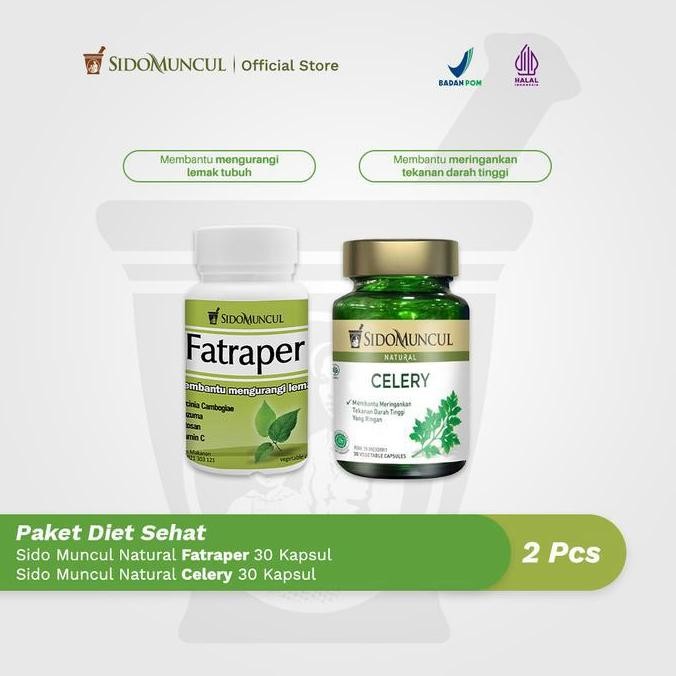 

TERLARIS - Paket Diet Sehat - Sido Muncul Fatraper (30'k) + Celery (30'k)
