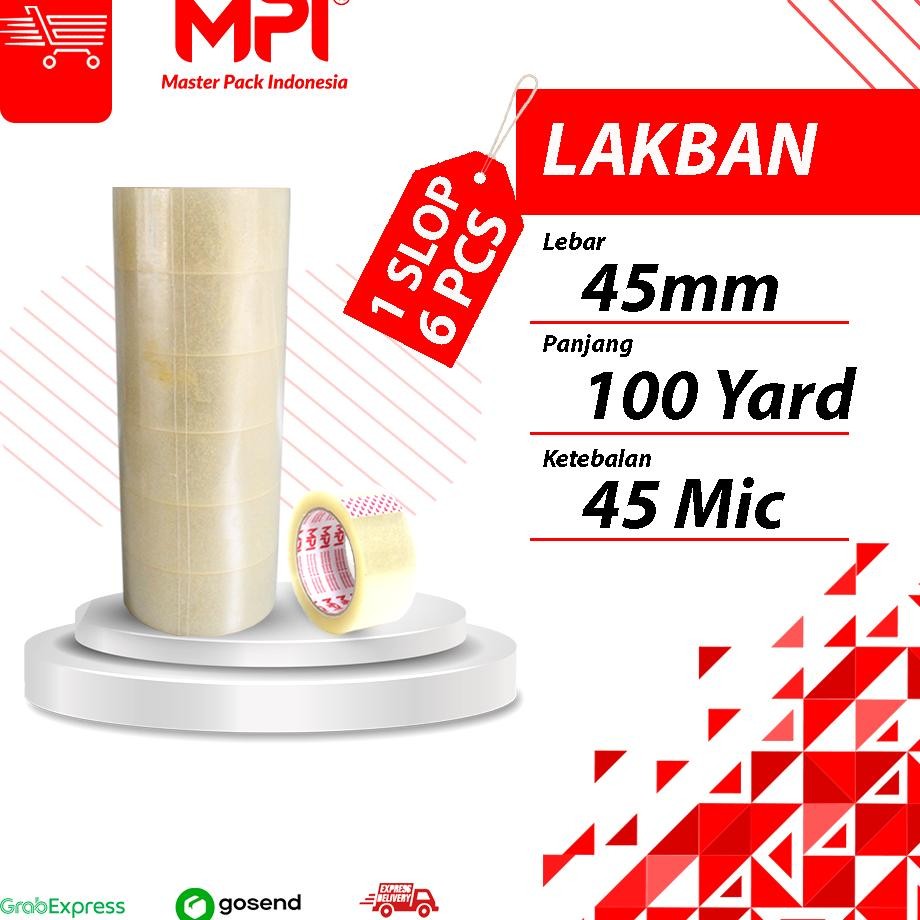 

Lakban Bening Lakban Coklat Mpi 45Mm X 100 Yard 1 Slop 6 Pcs