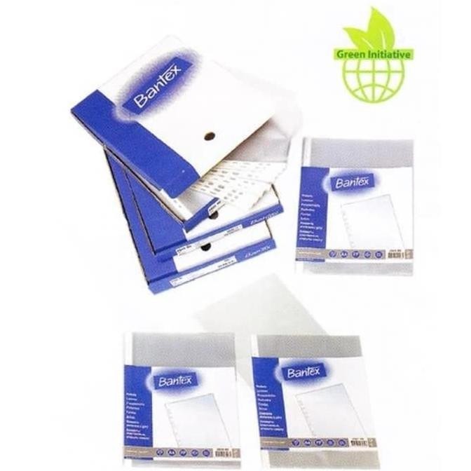 

TERMURAH - PP Pocket Bantex 2042 Transparant A4 Isi 100 Lembar