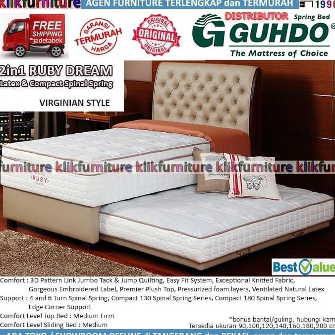 2In1 Ruby Dream Guhdo (Set 160X200Cm) Latex Virginian Style