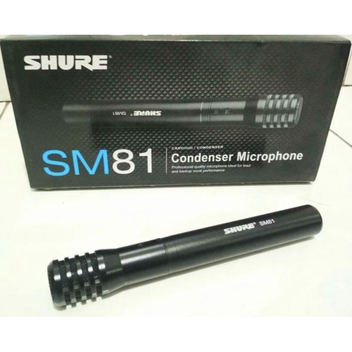 Mic kabel condenser musik pidato mimbar panggilan shure SM81
