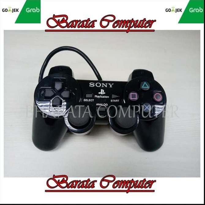 Produk Baru Stick PS2 OP Hitam Ori Kabel Panjang Kompatibel PS2 Sony Murah