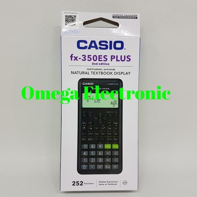 

Casio Fx-350Es Plus Scientific Calculator Kalkulator Sekolah Kuliah