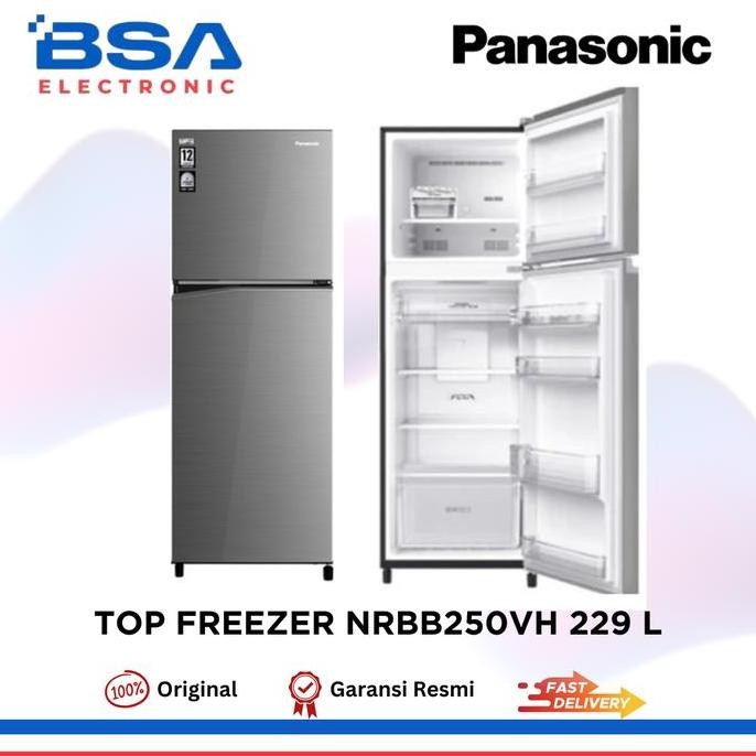 PANASONIC NRBB250VH Kulkas Inverter  kapasitas 246L 2 Pintu