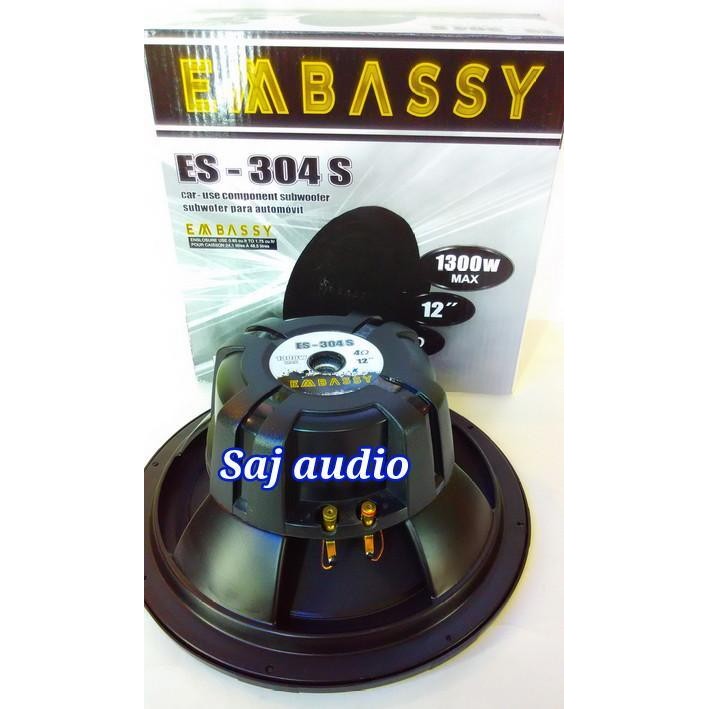 Subwoofer Badak EMBASSY ES-304s Single Coil 1300 Watts....