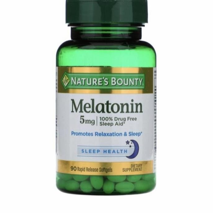 Jual nature's bounty melatonin 5 mg sleep acid 90.softgel