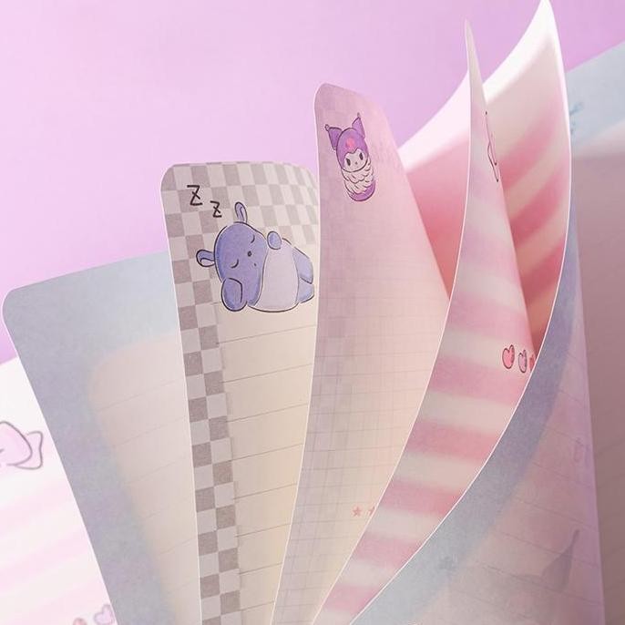 

TOKKADO Sanrio Original Squishy Notebook Agenda Buku Catatan Anak Lucu LJ