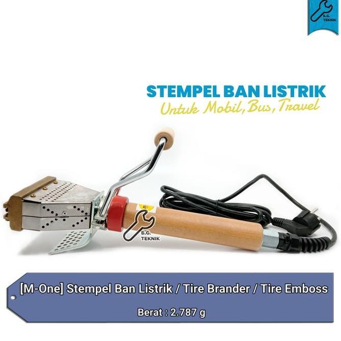 

Stempel Ban Listrik / Tire Brander / Tire Emboss Huruf & Angka M-One