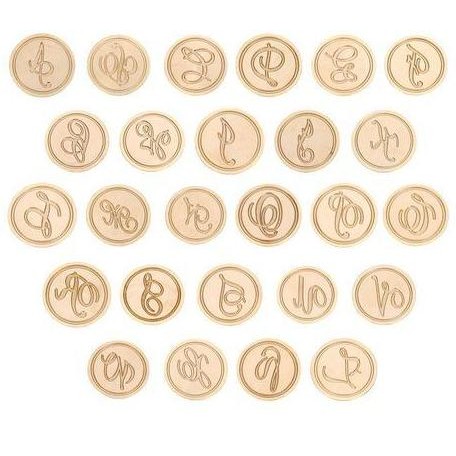 

Wax Seal Stamp Wood Handle Dia. 3Cm - Stempel Sealing Lilin Inisial