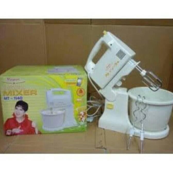 Hand & Stand Mixer Maspion MT 1140 Mixer Tangan & Duduk